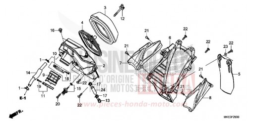 FILTRE A AIR CRF450RH de 2017